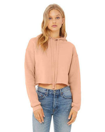 Bella + Canvas B7502 Ladies' Cropped Fleece Hoodie