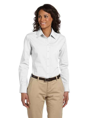 Harriton M510W Ladies' 3.1 oz. Essential Poplin