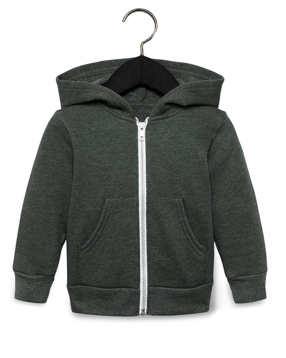 Bella + Canvas 3739T Toddler Full-Zip Hooded Sweatshirt