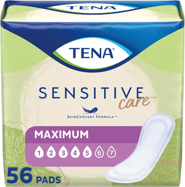 Tena Sensitive Care Maximum Absorbency Incontinence/Bladder Control Pad for Women,