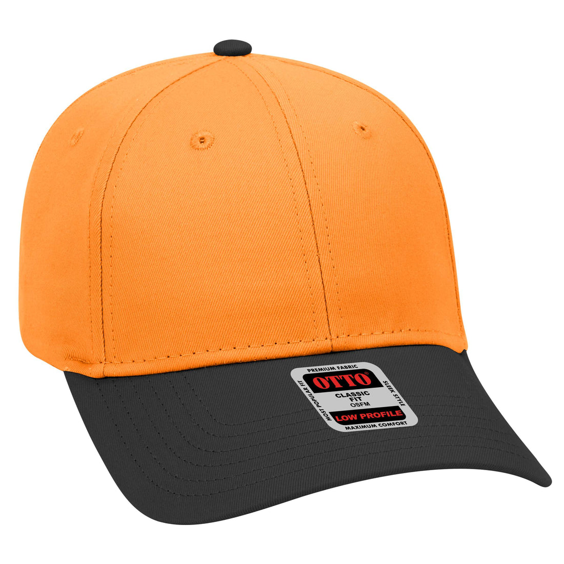 OTTO CAP 19-536 6 Panel Low Profile Baseball Cap for Adult